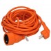 SOLIGHT Prodlužovací kabel 1z. 15m, 3x1mm2, oranžový PS19O