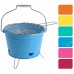 ProGarden BBQ Party Bucket gril přenosný, 27 cm, modrá KO-Y64950310modr