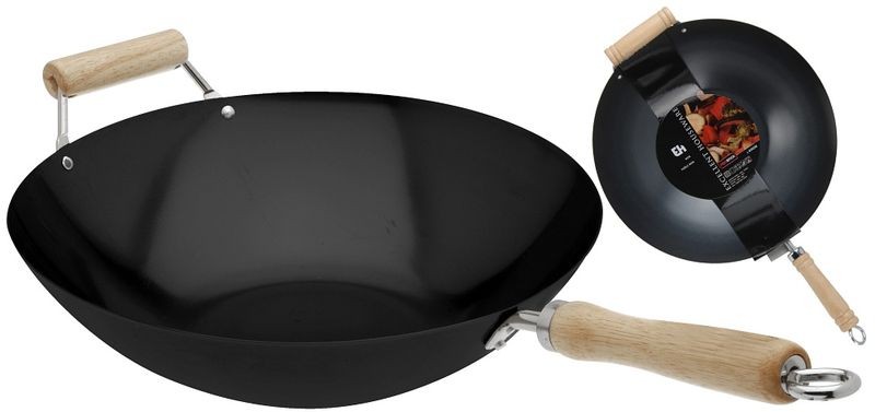 ProGarden Pánev WOK na gril s nepřilnavým povrchem 35 cm KO-170106040 ProGarden Pánev WOK na gril s nepřilnavým povrchem 35 cm KO-170106040