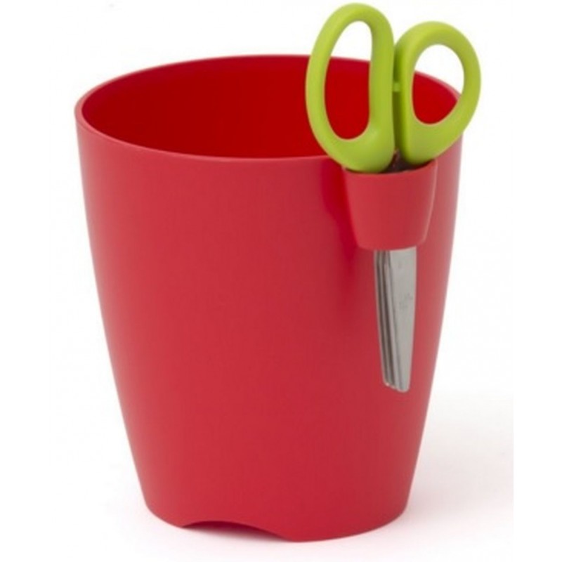 PROSPERPLAST LIMES UNO květináč na bylinky s nůžkami 1,9l, korálová DLU150