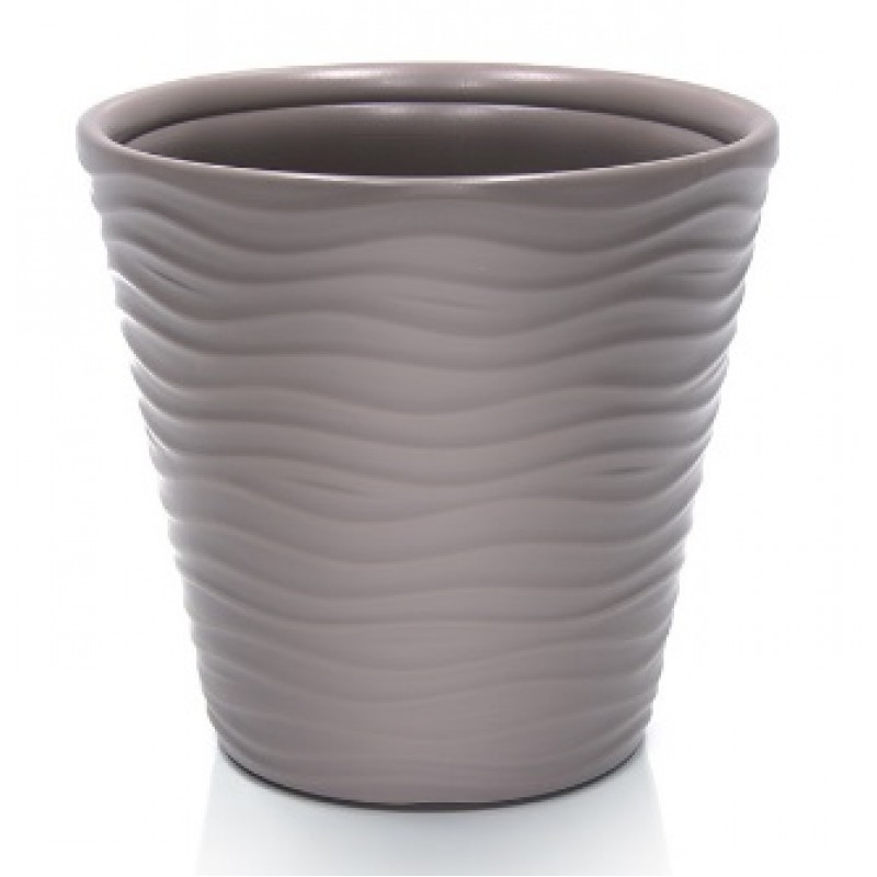 Prosperplast WAVE květináč 47,8x44,2cm mocca DBWA490