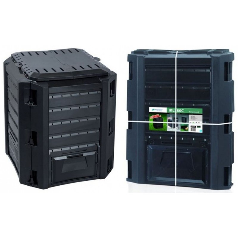 Prosperplast COMPOGREEN Kompostér 380 l, černý, bez balení IKL380C