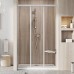 RAVAK SUPERNOVA ASDP3-110 sprchové dveře posuvné, white+transparent 00VD0102Z1