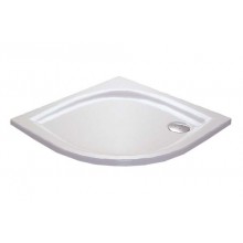 RAVAK GALAXY ELIPSO 100 LA čtvrtkruhová sprchová vanička 100x100 cm A22AA01210