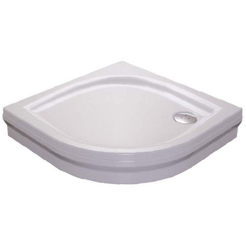 RAVAK GALAXY ELIPSO 80 PAN čtvrtkruhová sprchová vanička 80x80 cm A224401410