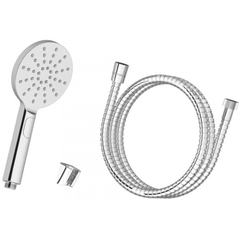 RAVAK 904.00 Vanový set Ruční sprcha Flat Mlha, hadice z odolného plastu 150 cm, držák malý X07S007 RAVAK 904.00 Vanový set Ruční sprcha Flat Mlha, hadice z odolného plastu 150 cm, držák malý X07S007