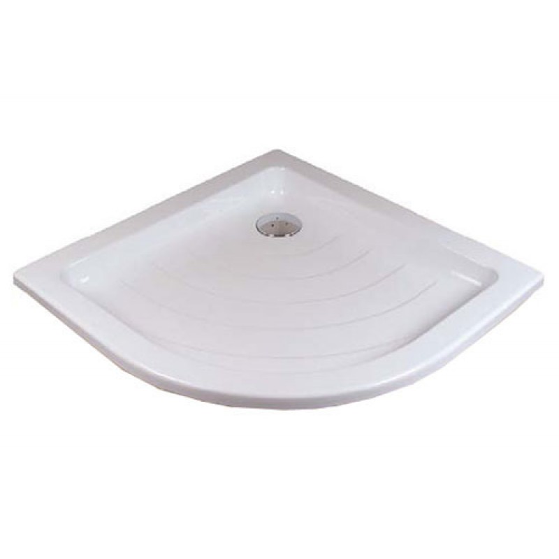RAVAK KASKADA RONDA 90 LA čtvrtkruhová sprchová vanička 90x90 cm A217001220