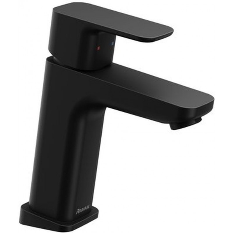 RAVAK 10° FREE BLACK TD F 014.20 Umyvadlová stojánková baterie bez výpusti, 170 mm X070150