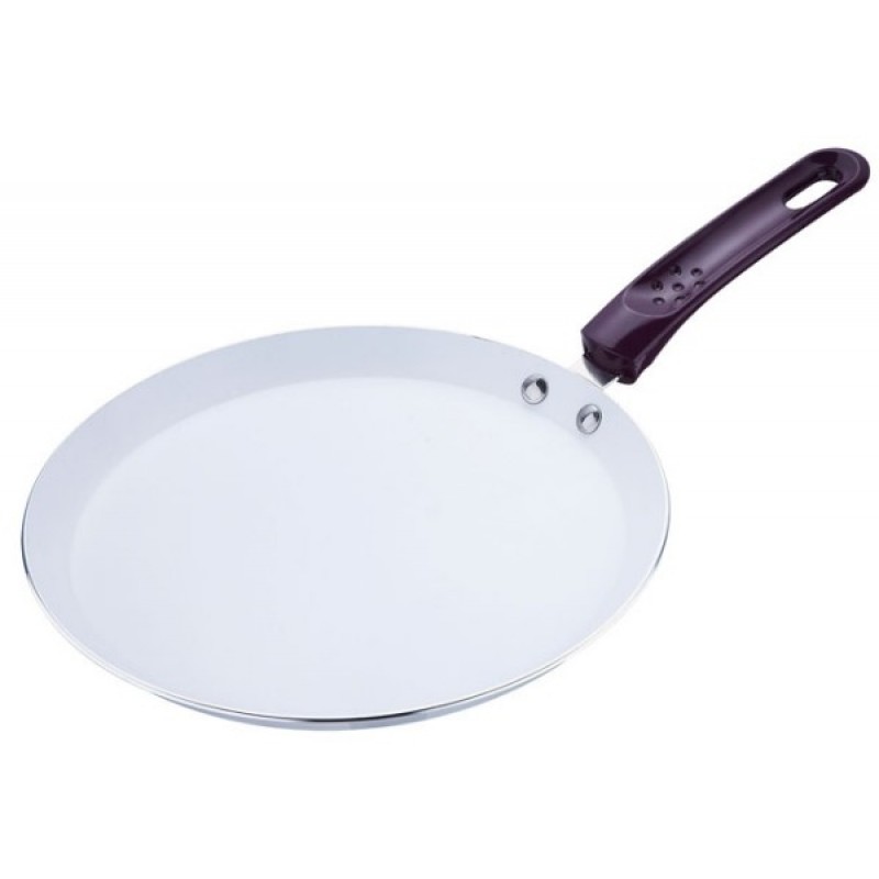 RENBERG Pánev na palačinky 24 cm s keramickým povrchem, fialová RB-1025fial