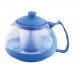 KAISERHOFF Konvice na čaj sklo/plast 750 ml, modrá RB-3026modr