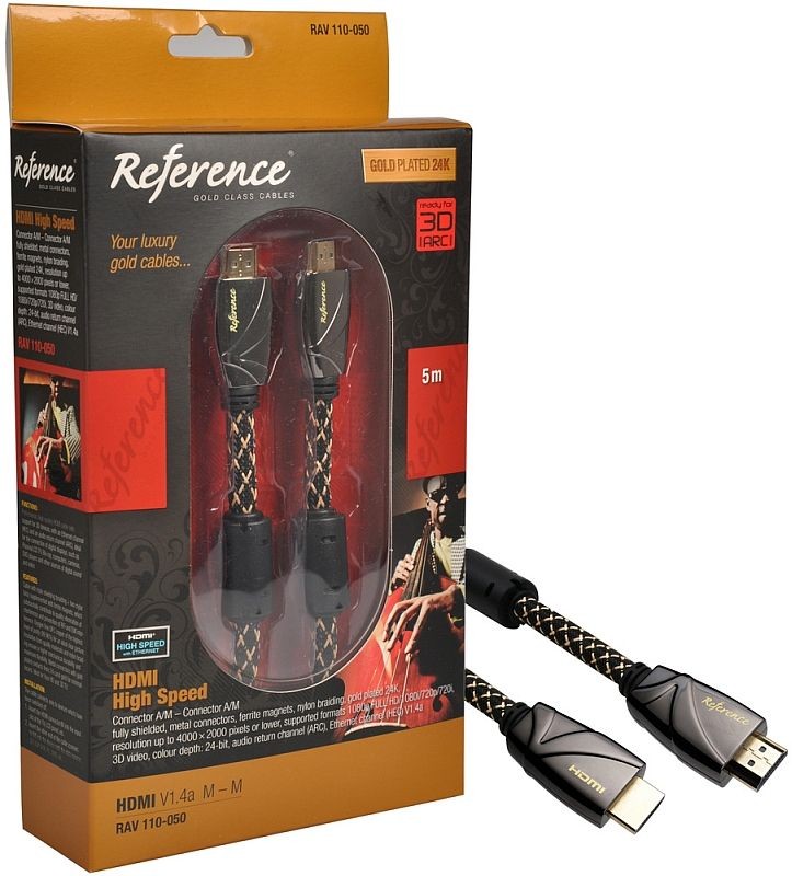 REFERENCE AV kabel RAV 110-050 HDMI V1.4 M-M 5,0m 35040925
