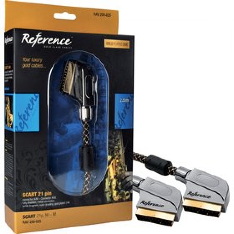 REFERENCE AV kabel RAV 200-025 SCART 21p M-M 2,5m 35030568