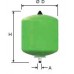 Refix topná expanzní nádoba DD 12/10 zelená