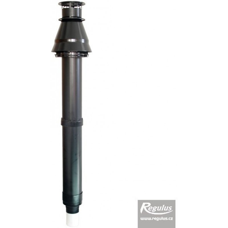 REGULUS komínek 1x 80 PP průchod otvorem průměr 125 mm 11258