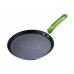 RENBERG Pánev na palačinky 24 cm s mramorovým povrchem zelená RB-1063zele