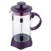 RENBERG Konvička na čaj a kávu French Press 600 ml fialová RB-3108