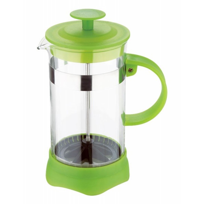 RENBERG Konvička na čaj a kávu French Press 600 ml zelená RB-3108