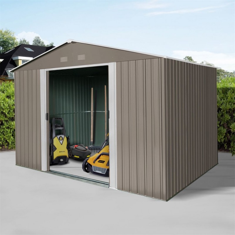 Riwall PRO RMSA 8x10 Brown - zahradní domek kovový 3 x 2,4 m SD-X0810-H170C-B Riwall PRO RMSA 8x10 Brown - zahradní domek kovový 3 x 2,4 m SD-X0810-H170C-B