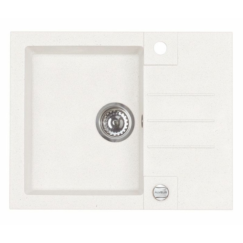 ALVEUS Rock 30 kuchyňský dřez, 595x475 mm, granital plus Pearl 01 ALVEUS Rock 30 kuchyňský dřez, 595x475 mm, granital plus Pearl 01