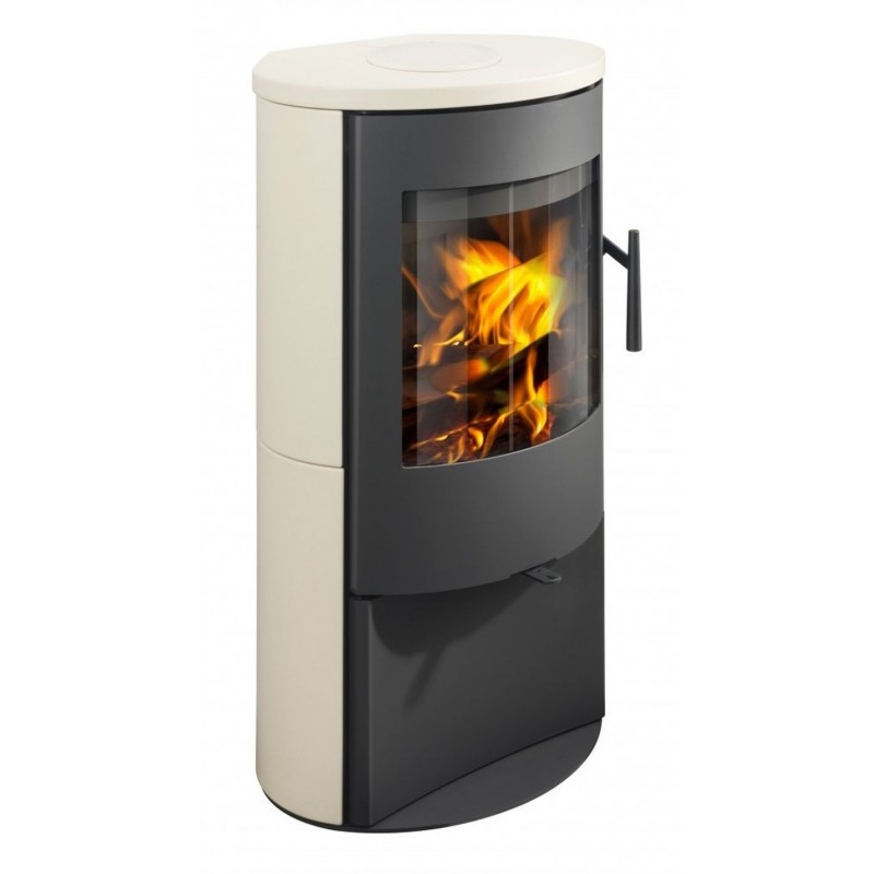 Romotop Alpera E01 krbová kamna, bok keramika, víko keramika