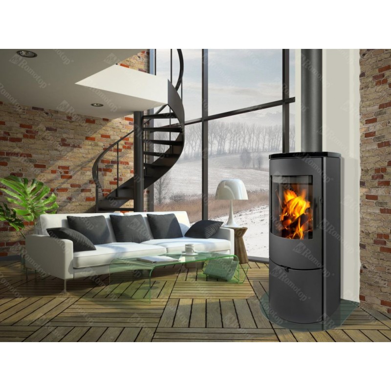 Romotop Alpera G04 krbová kamna, plech, keramika Romotop Alpera G04 krbová kamna, plech, keramika