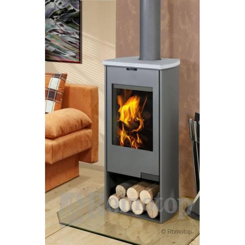 Romotop Tala 08 krbová kamna plech, kámen