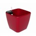 Samozavlažovací květináč G21 Cube maxi červený 45cm 6392421