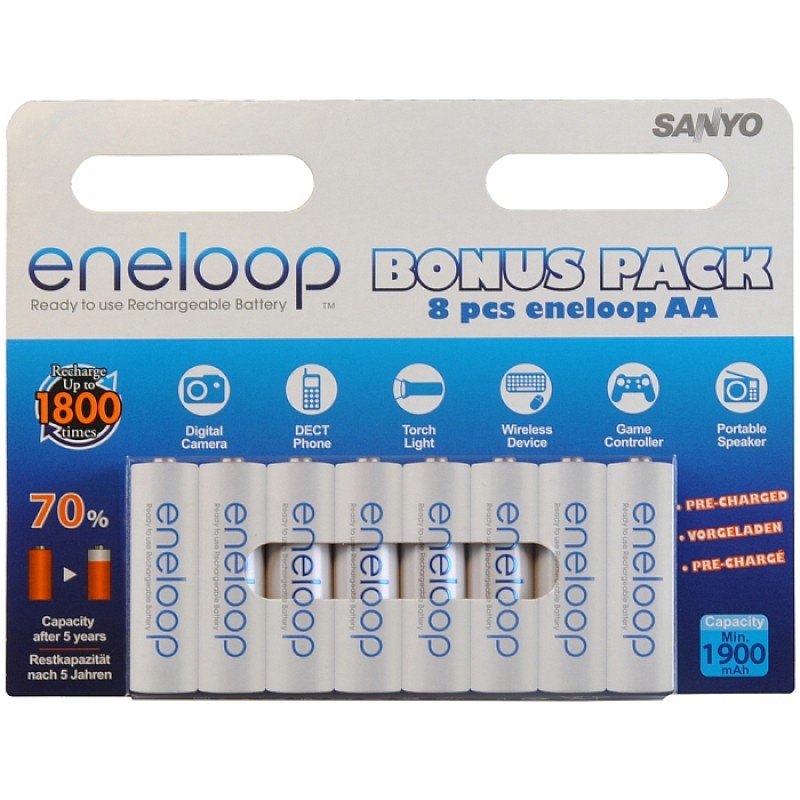SANYO Baterie HR 3UTGB-8BP ENELOOP AA 8KS 1800c 35040736 SANYO Baterie HR 3UTGB-8BP ENELOOP AA 8KS 1800c 35040736