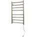 SAPHO REDONDO Elektrický sušák ručníků, kulatý, 500x900 mm, 75W, bronz ER320