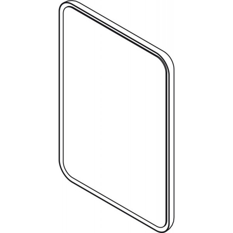 SAPHO FLOAT zrcadlo s RGB osvětlením 50x70cm, bílá 22577 SAPHO FLOAT zrcadlo s RGB osvětlením 50x70cm, bílá 22577