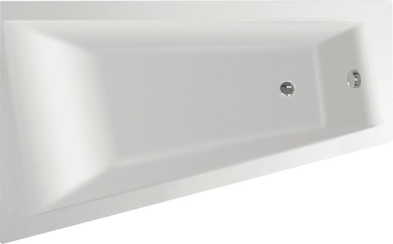 AQUALINE METUJE vana 160x100x42cm, levá, bílá G2610 AQUALINE METUJE vana 160x100x42cm, levá, bílá G2610