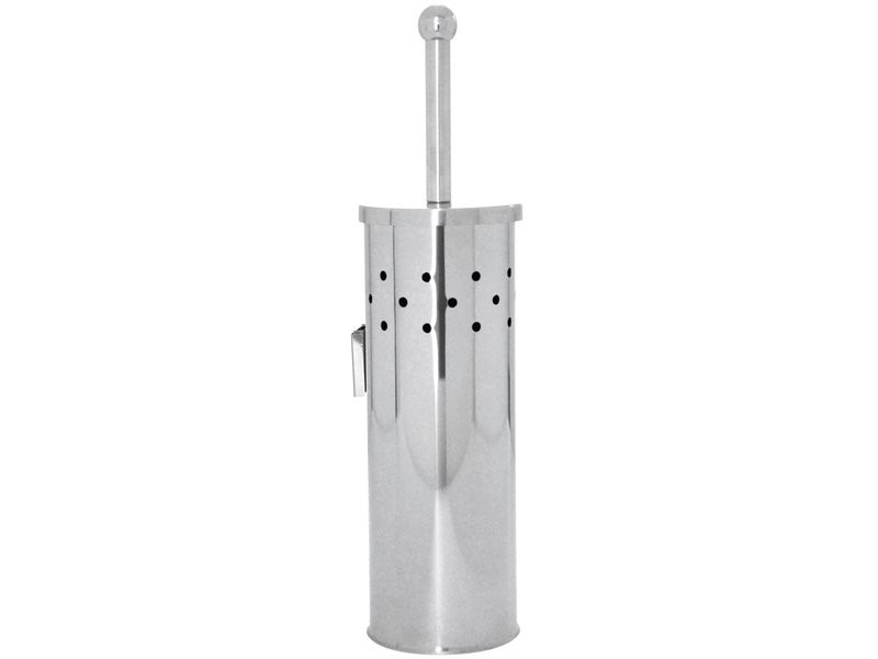SIMPLE LINE WC štětka kulatá s otvory, na zavěšení, leštěná nerez GA1223