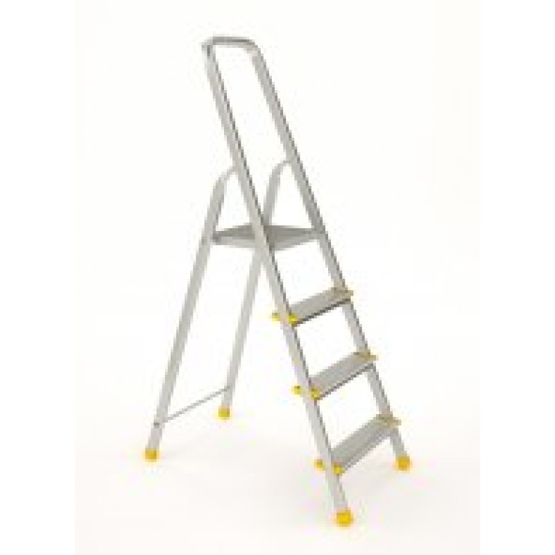 ALVE schůdky jednostranné hliníkové, 1x3 příčky 0,59 m, 2913 ALVE schůdky jednostranné hliníkové, 1x3 příčky 0,59 m, 2913