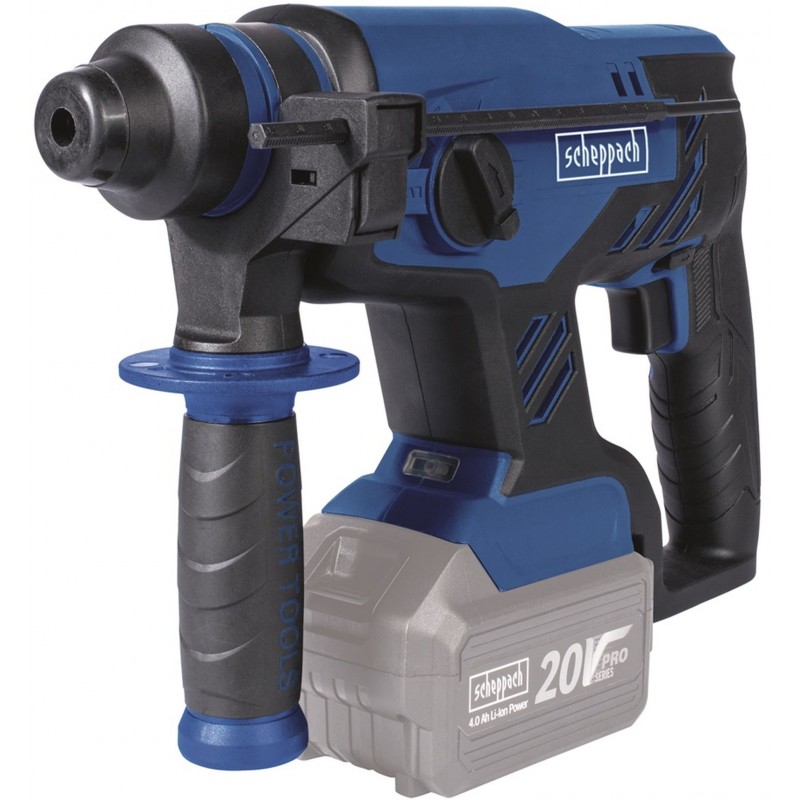 SCHEPPACH BCRH170 20 ProS aku vrtací/sekací bezuhlíkové kladivo SDS Plus 20 V 5909230900