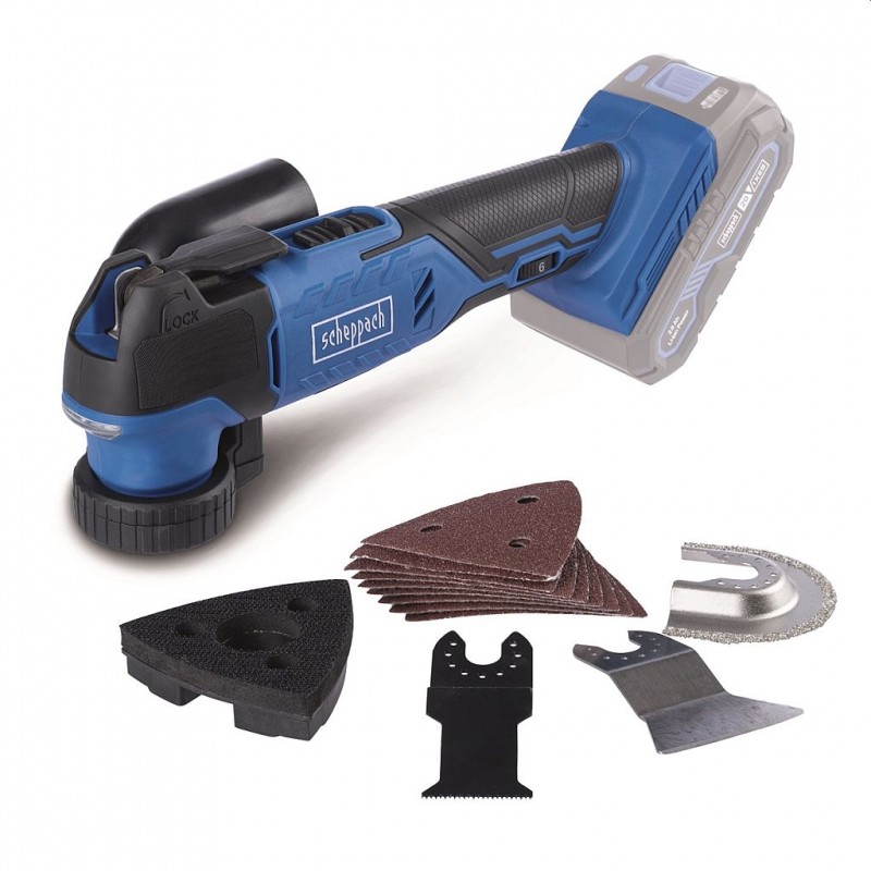 SCHEPPACH C-MT40-X - 20 V aku multifunkční nástroj (bez baterie a nabíječky) 5909248900 SCHEPPACH C-MT40-X - 20 V aku multifunkční nástroj (bez baterie a nabíječky) 5909248900