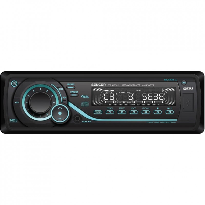 SENCOR SCT 4058MR autorádio s USB/SD/RDS 35042827 SENCOR SCT 4058MR autorádio s USB/SD/RDS 35042827