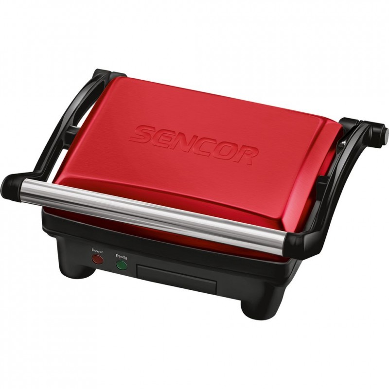 SENCOR SBG 3052RD elektrický gril kontaktní, červený 41003423