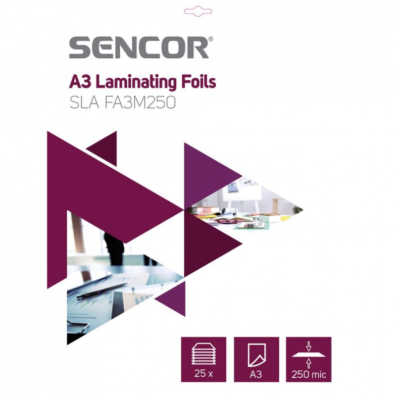 SENCOR SLA FA3M250 fólie A3 250mic 25ks 45011728