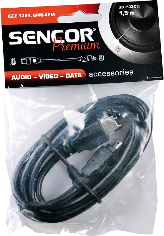 SENCOR Kabel FireWire SCO 503-015 IEEE 1394 6pM-4pM P 35020255