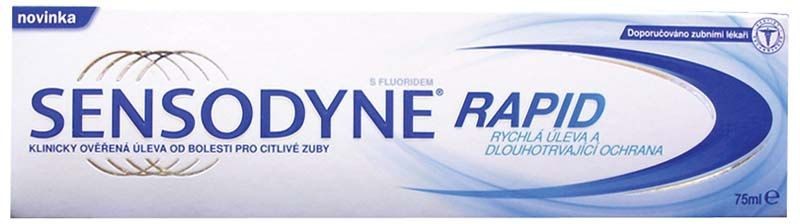 SENSODYNE Zubní pasta Rapid Relief 75 ml