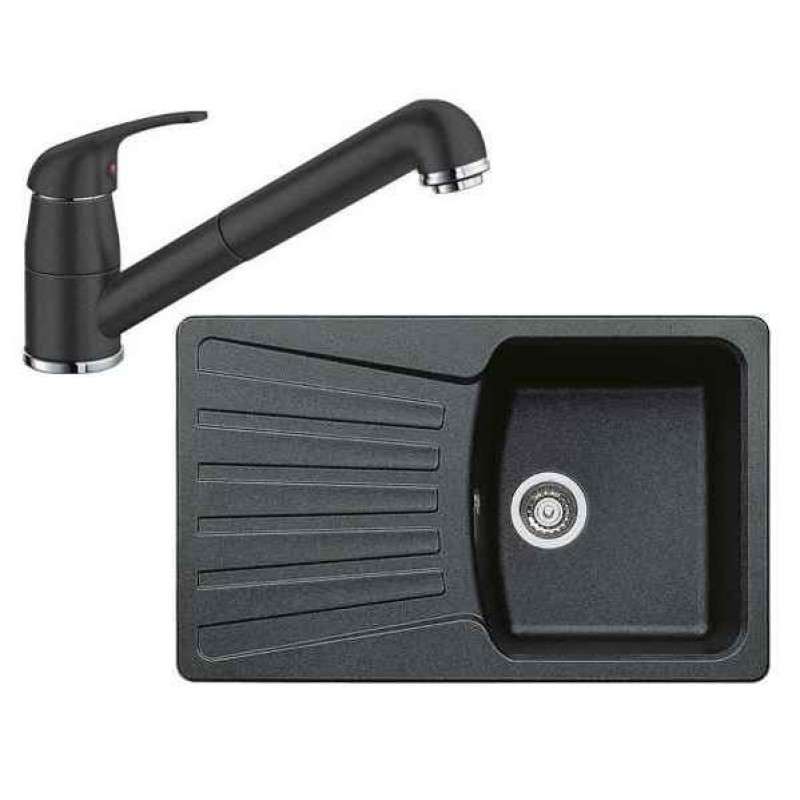 BLANCO SET dřez NOVA 45 S Silgranit + dřezová baterie DARAS-S antracit BLANCO SET dřez NOVA 45 S Silgranit + dřezová baterie DARAS-S antracit