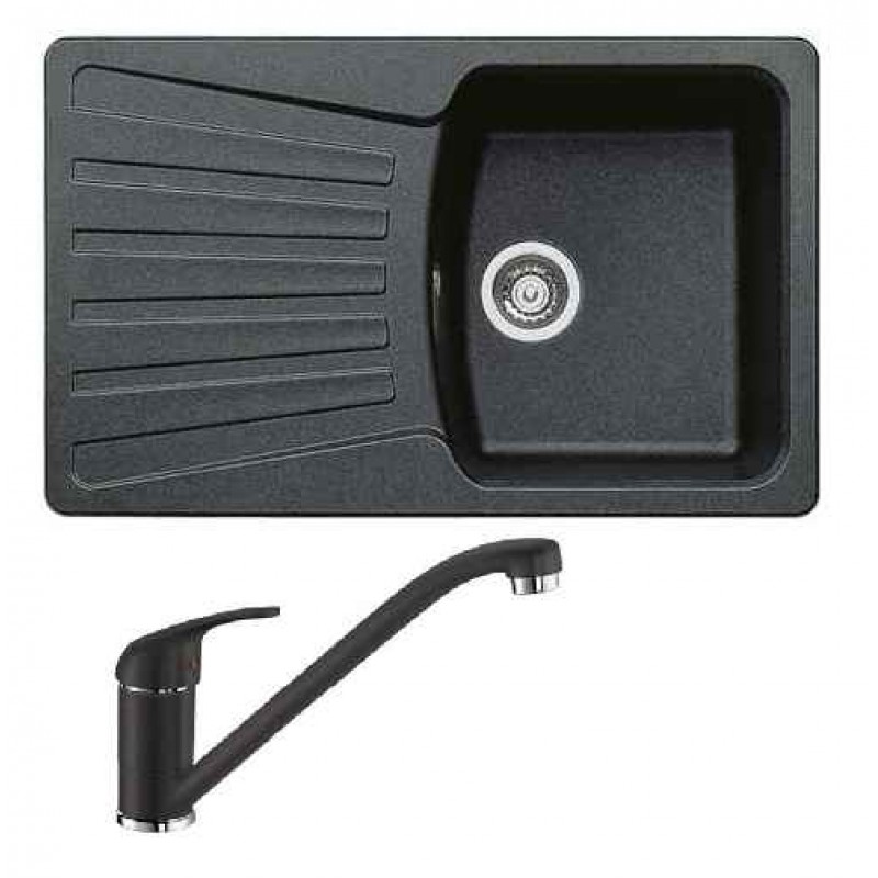BLANCO SET dřez NOVA 45 S Silgranit + dřezová baterie DARAS antracit