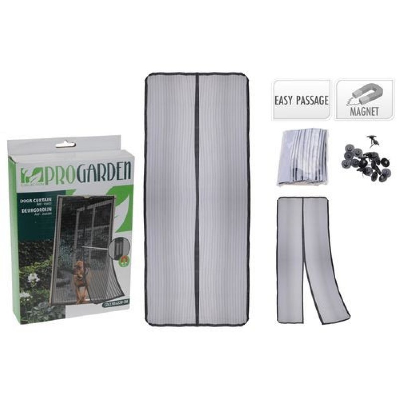 ProGarden Síť do dveří proti hmyzu s magnetickým uzávěrem KO-CY5900220 ProGarden Síť do dveří proti hmyzu s magnetickým uzávěrem KO-CY5900220