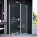 RONAL SLM5 Mobility dveře v 1/2 rozdělené, pravý, 90cm, aluchrom/Cristal perly SLM52D0905044