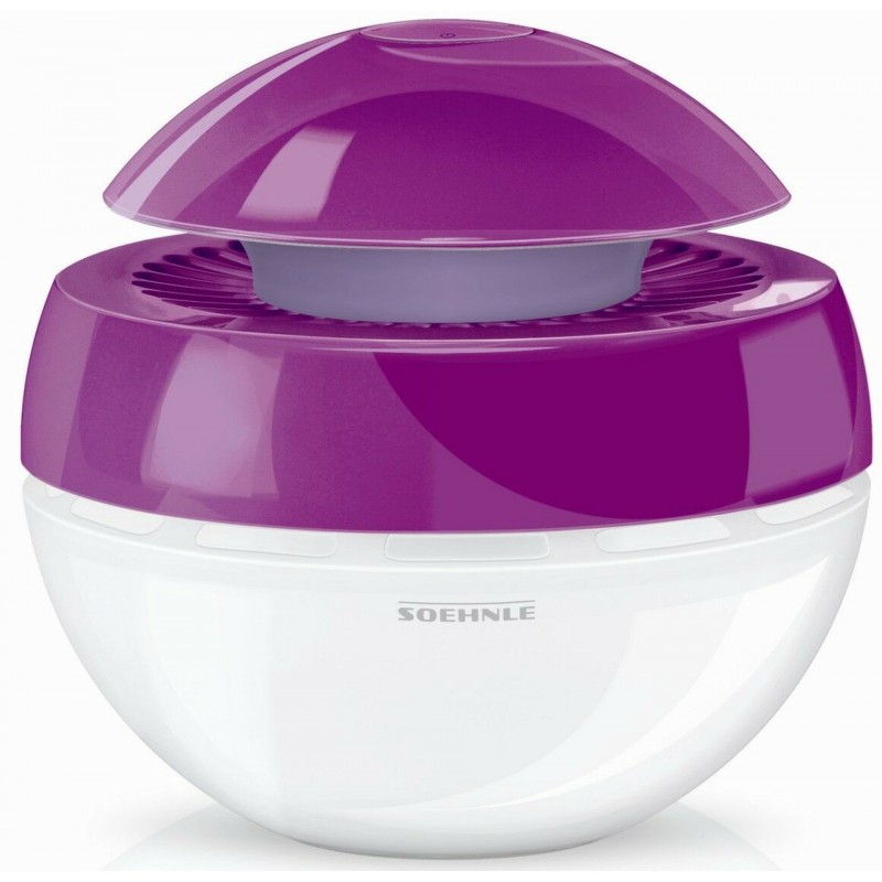 SOEHNLE Airfresh Plus Zvlhčovač vzduchu fialový s LED + vonný olej Magnolie 68045+68043 SOEHNLE Airfresh Plus Zvlhčovač vzduchu fialový s LED + vonný olej Magnolie 68045+68043