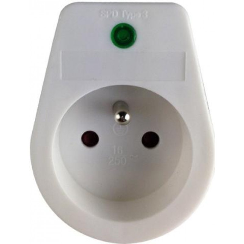 SOLIGHT Přepěťová ochrana do zásuvky PO20, 236J, 1z, kontrolka SOLIGHT Přepěťová ochrana do zásuvky PO20, 236J, 1z, kontrolka