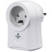 SOLIGHT Přepěťová ochrana do zásuvky PO26, 360J, 1z, otočná o 360°, 2x USB výstup