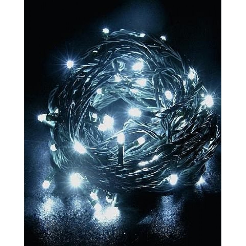 Vánoční osvětlení 50 LED - stálesvítící - BÍLÉ VS453 Vánoční osvětlení 50 LED - stálesvítící - BÍLÉ VS453