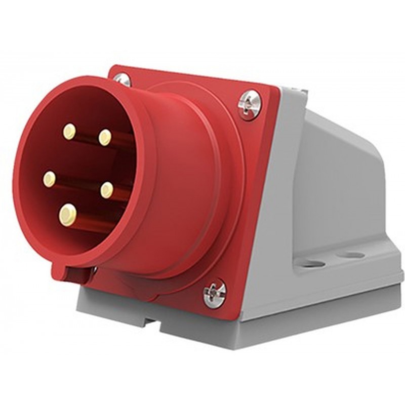 SOLIGHT Přívodka nástěnná, 5-pólová, 400V/16A, IP44 P152