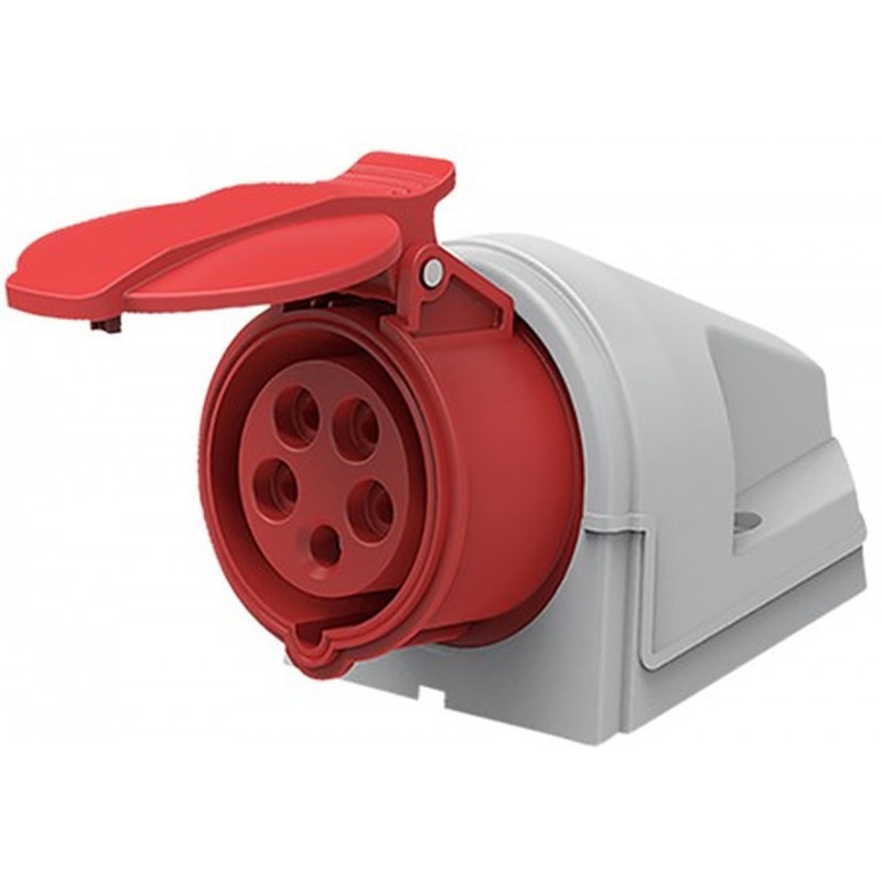 SOLIGHT Zásuvka nástěnná, 5-pólová, 400V/16A, IP44 P153